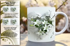 Spring Serenity: Sublimation Mug with Heart Product Image 1