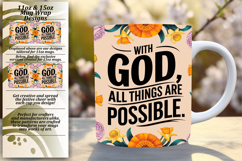 Chic 11oz Mug Wrap Png Design , Religious Product Image 1