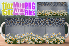 Exquisite charm 11oz 15oz mug wrap, Leopard Prints Product Image 1