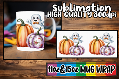 Blissful moments 11oz 15oz sublimation wrap, Pumpkin Waterco Product Image 1