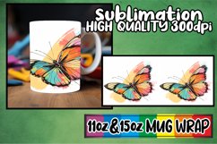 Whimsical Butterfly Mug Design: Springtime Charm Product Image 1