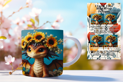 LUXURIOUS 11oz PNG Mug Wrap Template , Dragon Product Image 1