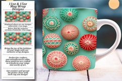 Seasonal Crochet Art: 3D Mug Wrap Sublimation Product Image 1