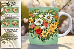 Sip in Style with Heart Sublimation Product Image 1