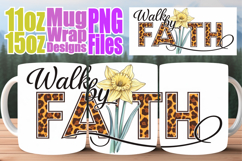 Serene evenings sublimation mug wrap, Christian Product Image 1