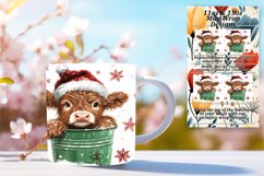 Bold 15oz Mug Wrap Png Template , Christmas Product Image 1