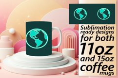 Neon Symphony: Sublime 15oz Mug Wrap Creations 11oz Product Image 1