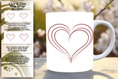 Heartfelt Sublimation: The Essence of Love on a Mug Product Image 1