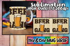 Perfect start sublimation 11oz 15oz mug wrap, Retro Food Product Image 1