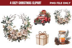 Cozy Christmas Sublimation Clipart PNG Product Image 1