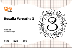 Rosalia Wreaths Monogram Product Image 1