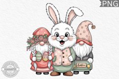 Easter Bunny Gnome Sublimation - Clipart PNG Bundle Product Image 5