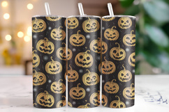 Halloween Pumpkin Tumbler Wrap | Sublimation | Tumblers Product Image 1