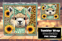 GRACEFUL 20oz Tumbler Wrap , Cute Animals Product Image 1