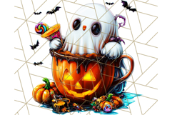 Spooky Café Cuties Halloween PNG Clipart, Holiday Elements Product Image 2