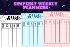 best simplest weekly planner freebie 61,free Weekly planner Product Image 2