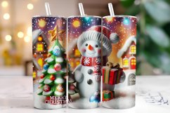 Merry Christmas Tumbler Wrap | Sublimation | Tumblers Product Image 1