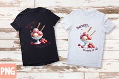 Funny ice cream quote PNG for sublimation and T-shirt design Product Image 1