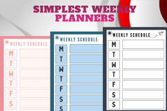 best simplest weekly planner freebie 65, free Weekly planner Product Image 3