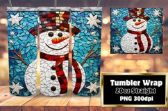 Winter Fantasy Stained Glass 3D Sublimation Wrap 20oz Product Image 1