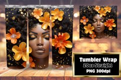 Empowering Black Woman 3D Wrap Tumbler 20oz Product Image 1