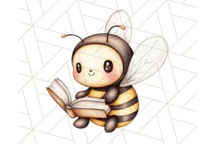 Adorable Bee Clipart PNG, Kawaii Bumblebee Illustrations Product Image 2