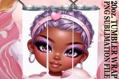 RADIANT ADVENTURE 20oz TUMBLER WRAP, Love Girl Product Image 1