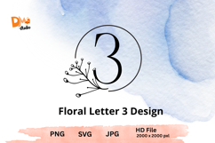 The Floral Letter Design Product Image 1