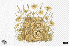 Summer Daisy Breeze Meadow Clipart Product Image 1