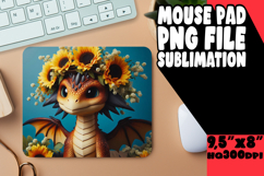 CHEERFUL MOUSE MAT PLAYFUL DESIGN, Dragon Product Image 1