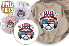 Sweet TOTE BAG Gift Ideas PNG, American Dog Product Image 1