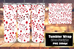 Merry &amp; Bright Tumbler Wrap - Christmas Theme 20oz Product Image 1