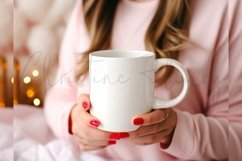 Valentine's Mug Mockup In Hands | Valentine's Day Mockup Product Image 3