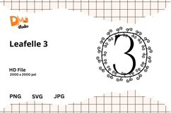 Leafelle Monogram Product Image 1