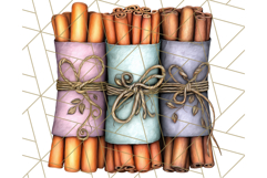 Fall Market Stall Clipart PNG, Rustic Autumn Clip Art Product Image 2