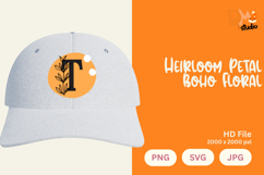 Heirloom Petal Boho Floral Monogram Product Image 1