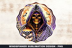 Halloween Wind Spinner Sublimation Design Product Image 1