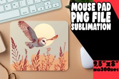 Dreamy Owl Sublimation Mouse Pads Product Image 1