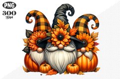 Halloween Gnomes Sublimation - Clipart PNG Design Product Image 1