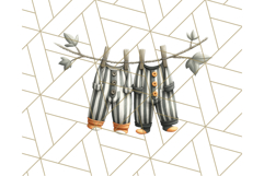 Cute Animals in Jail Clipart PNG, Funny Prisoner Critters Product Image 2