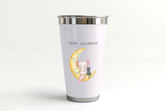 Halloween Axolotl Crescent Moon Black Cat Spooky PNG Uparupa Product Image 4