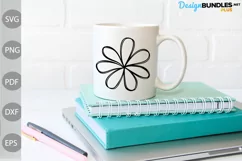 Vintage Flower SVG Design/ Flower Floral SVG Cut Files Product Image 2