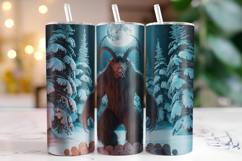Halloween Krampus Tumbler Wrap | Sublimation | Tumblers Product Image 1