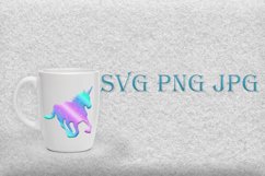 Unicorn Svg, Sublimation,Glitter Unicorn Clipart 3 Product Image 3