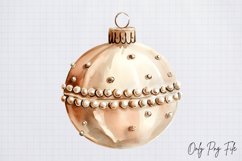 Watercolour Rustic Christmas Clipart PNG Product Image 1