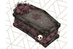 Gothic Halloween Clipart Dark Aesthetic PNG, Halloween Png Product Image 2