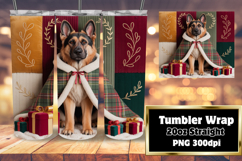 Custom 20oz Tumbler Wrap Download , Holiday Pets Product Image 1
