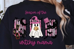 Preppy Coquette Halloween Witchy Mama PNG | Spooky Season Product Image 2
