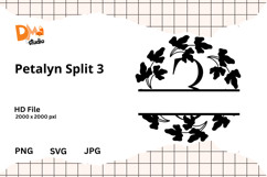 Petalyn Split Monogram Product Image 1