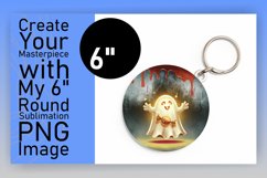 Chic Keychain Circle Design Template , Halloween Product Image 1